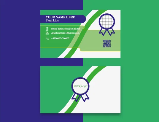 Green Color Based Smart Business Card
